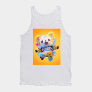 AKBLM - POWER JUMP KUMA | KAWAII ANIME MASCOT Tank Top